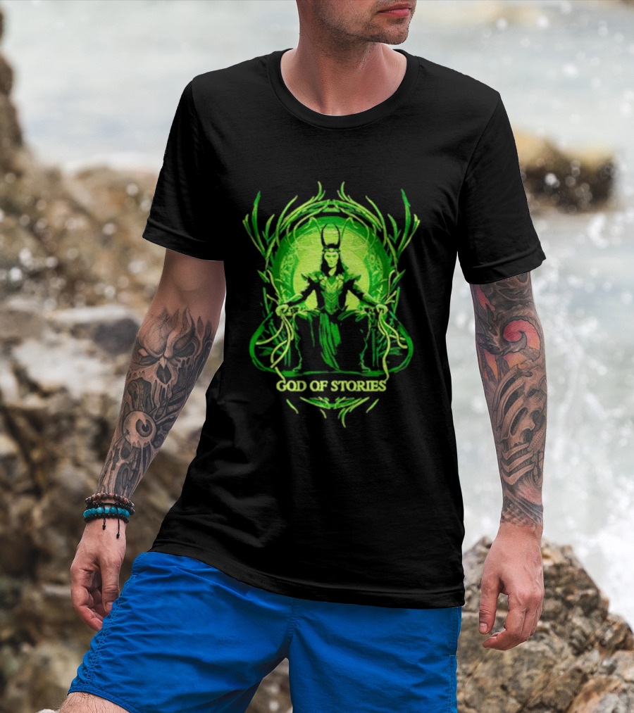 God Of Stories Loki Norse Mythology Character T-Shirt