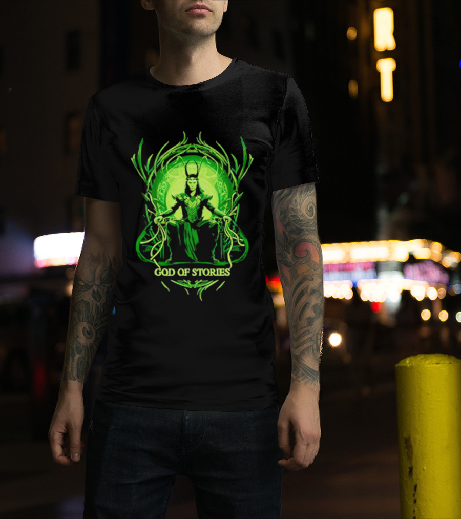 God Of Stories Loki Norse Mythology Character T-Shirt