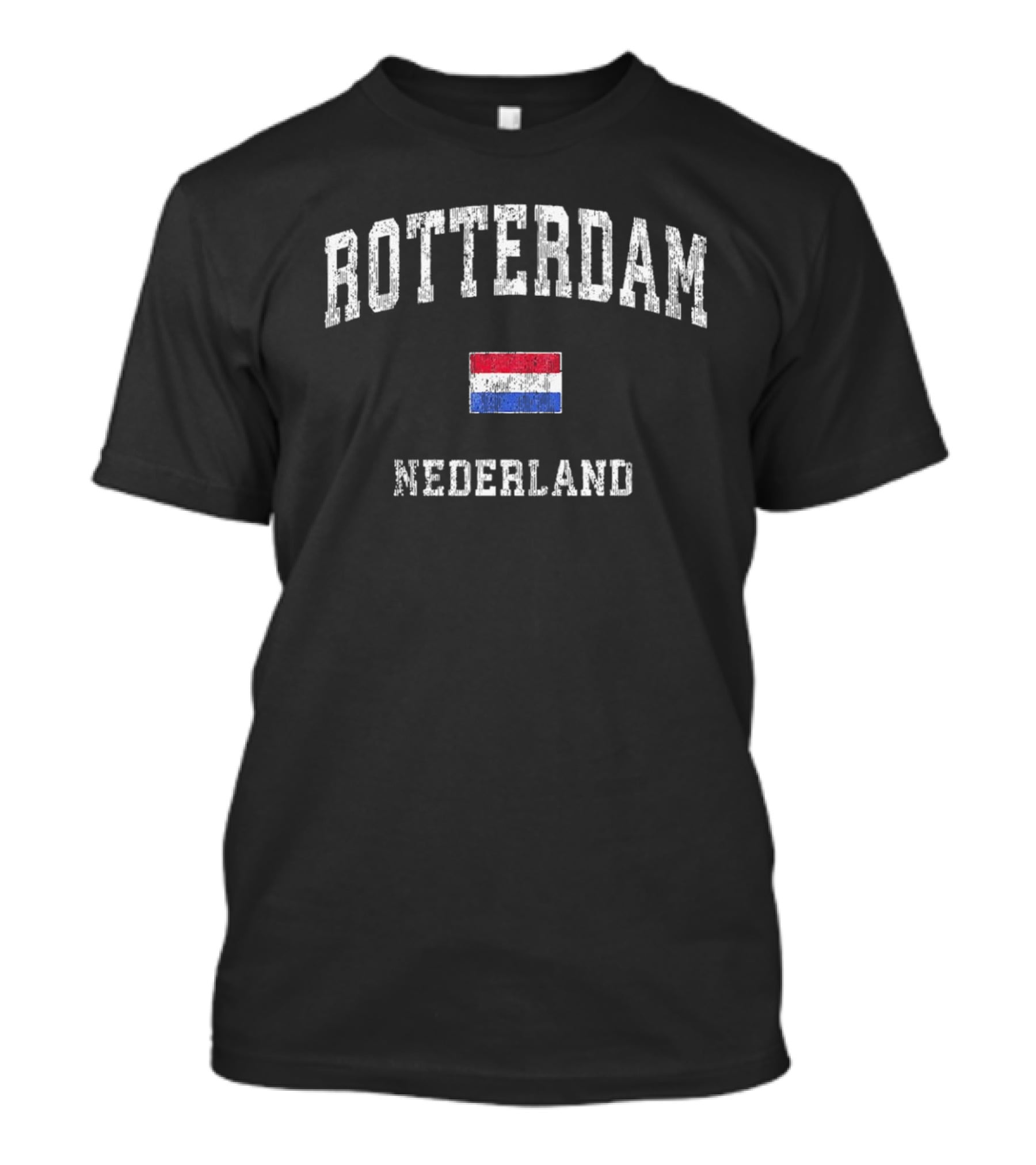 Rotterdam Nederland Vintage Flag T-Shirt