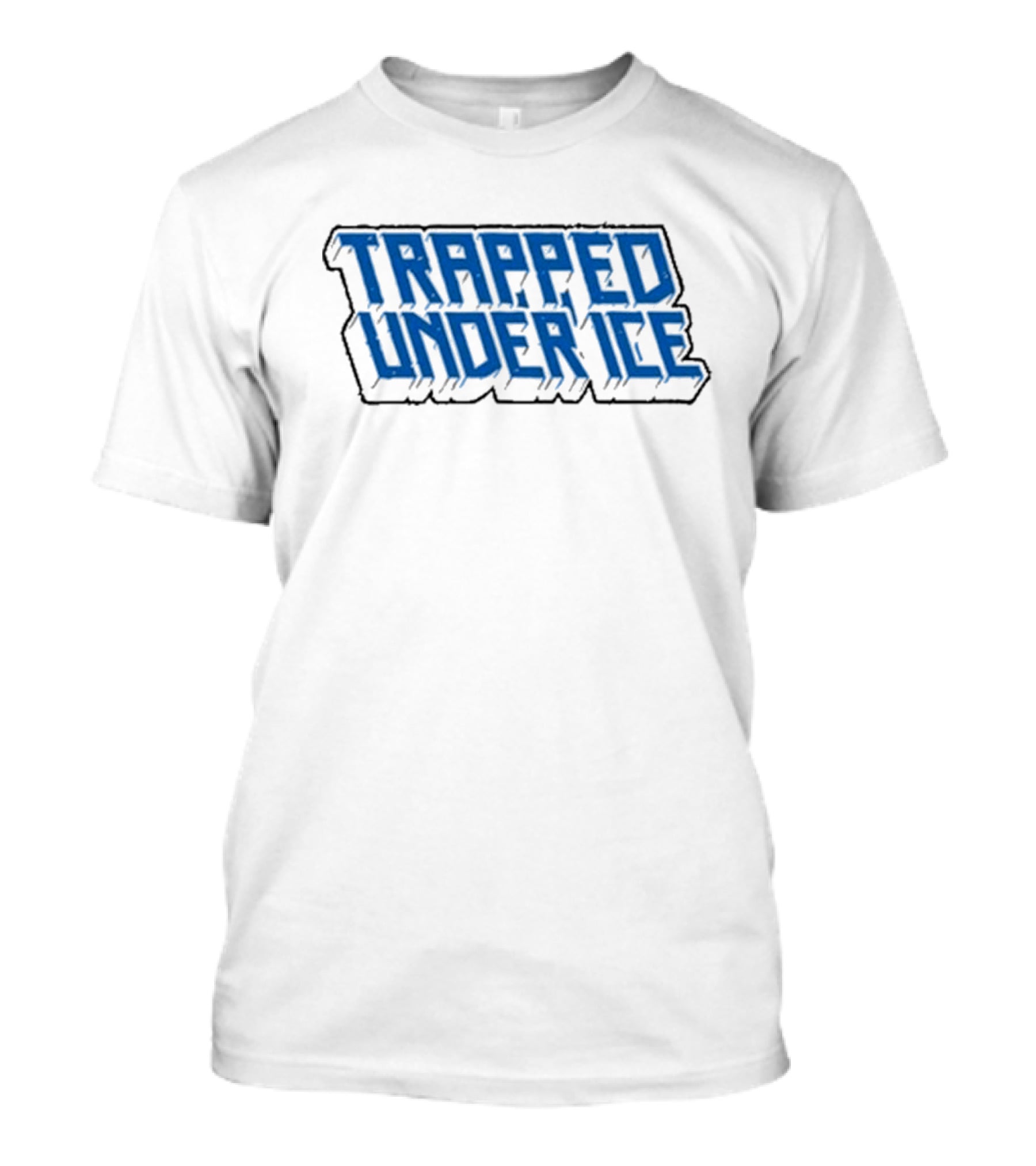 Trapped Under Ice Blue 3D Stacked T-Shirt