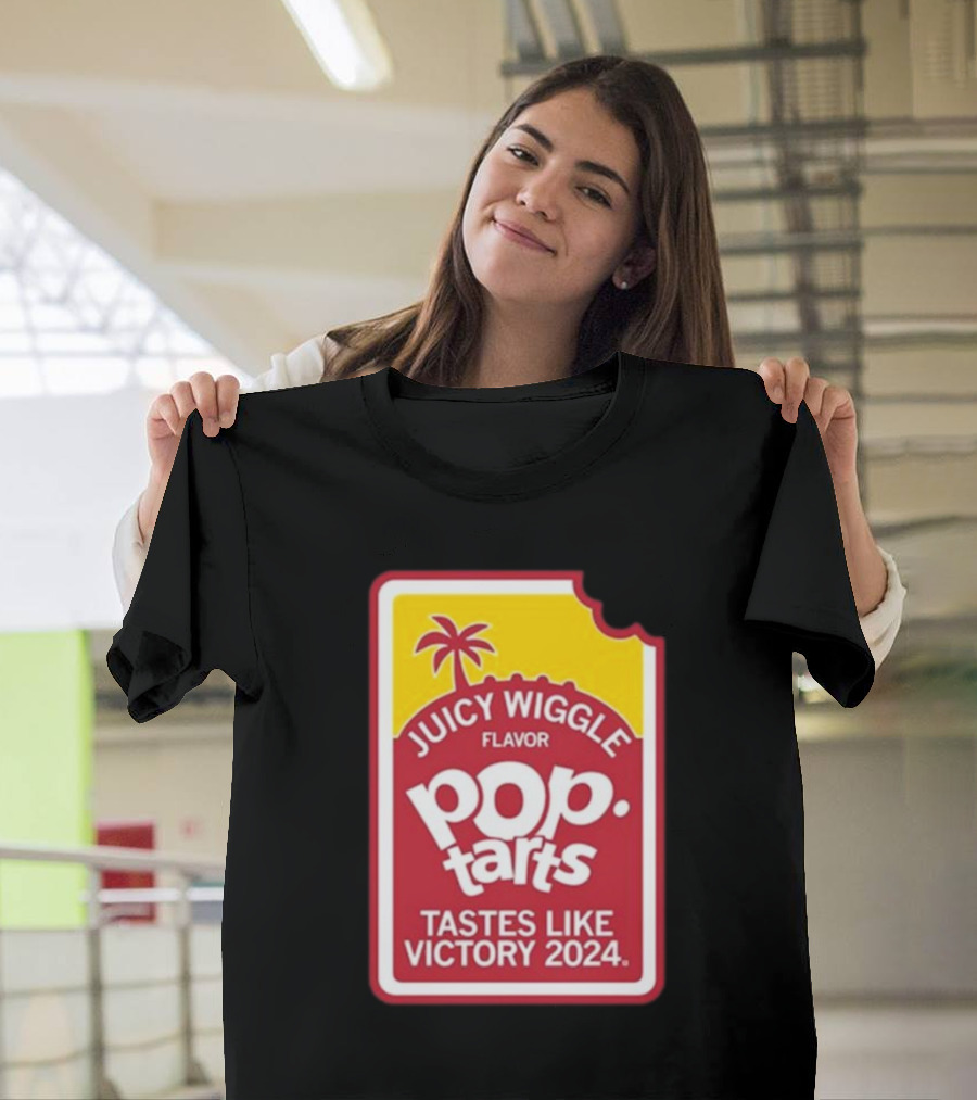 Juicy Wiggle Flavor Pop Tarts Tastes Like Victory 2024 Raygunsite T-Shirt