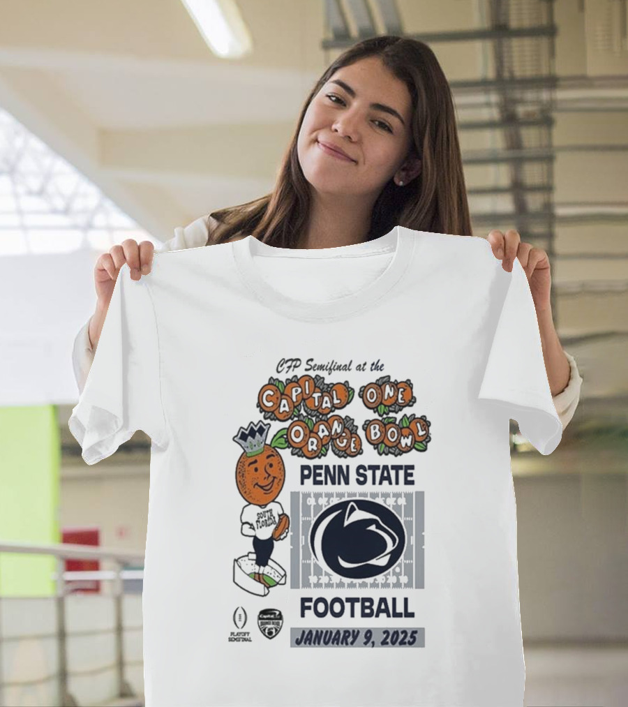 CFP Semifinal Capital One Orange Bowl Penn State Nittany Lions Football January 9 2025 T-Shirt