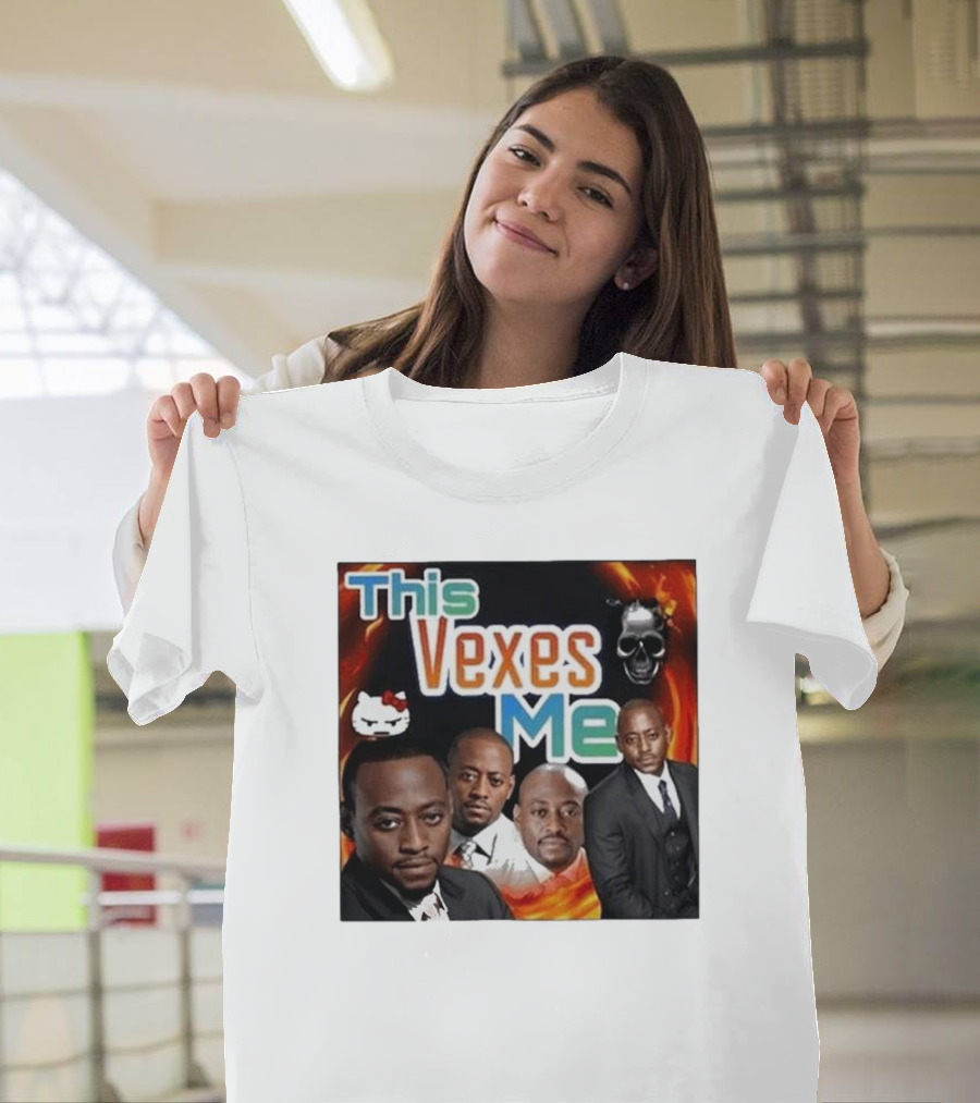 This Vexes Me Hello Kitty Skull Fire T-Shirt