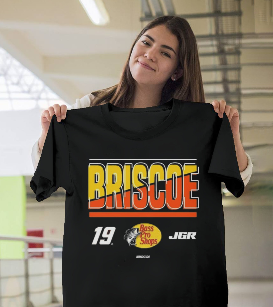 Joe Gibbs Racing Briscoe Bass Pro Shops 19 JGR NASCAR T-Shirt