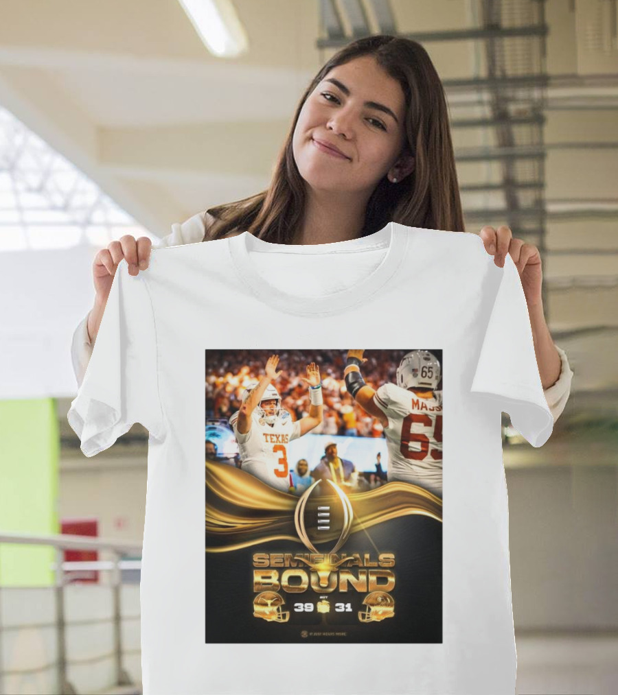 Texas Longhorns vs Arizona State Sun Devils Semifinals Bound 39-31 Peach Bowl It Just Means More T-Shirt