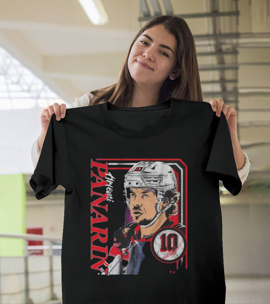 Artemi Panarin Hockey Number 10 Collage Frame T-Shirt