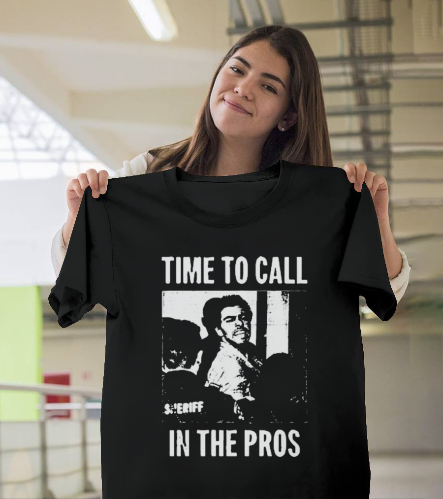 Time To Call In The Pros Sheriff Luigi Mangione T-Shirt