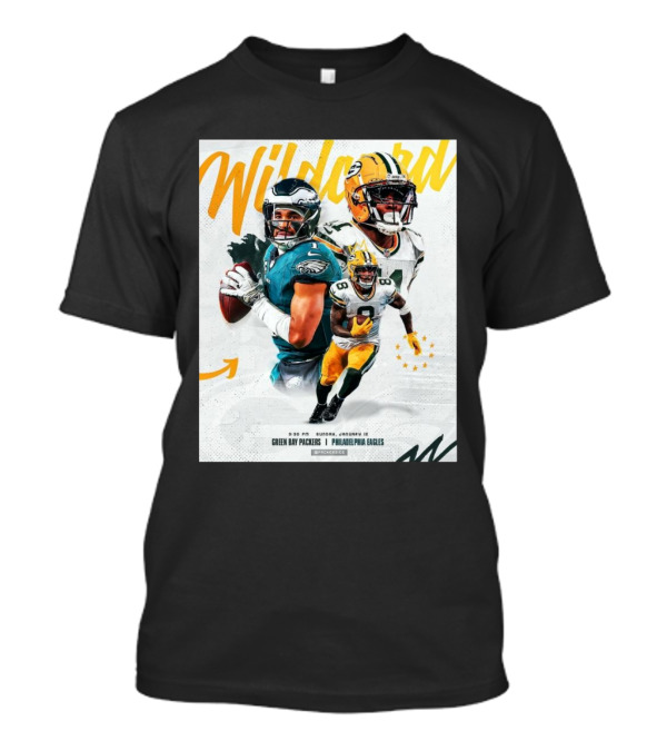 Green Bay Packers Vs Philadelphia Eagles NFL Wild Card January 12 2025 Philadelphia T-Shirt