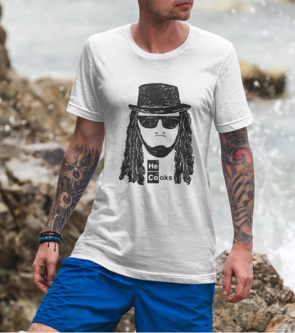 James Cook He Cooks Breaking Bad Parody With Funny Science Twist T-Shirt