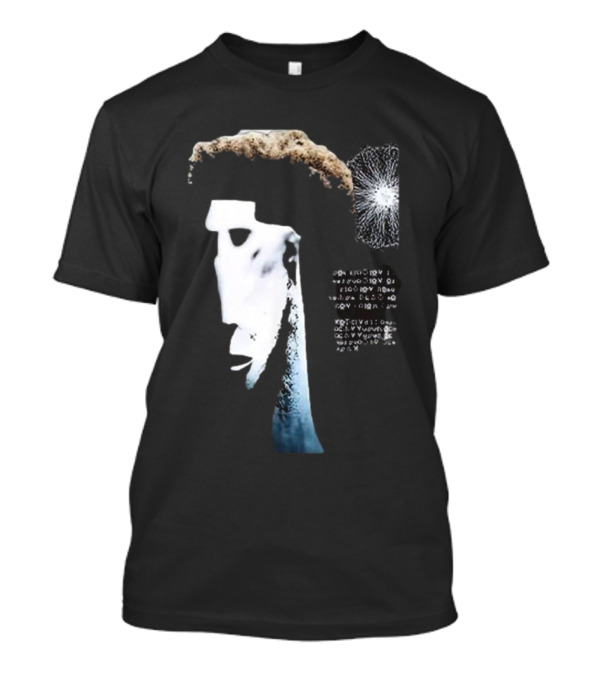 Locked In Ninja Low Taper Fade X Locked In Alien Remix Moai Statue Cosmic Burst T-Shirt