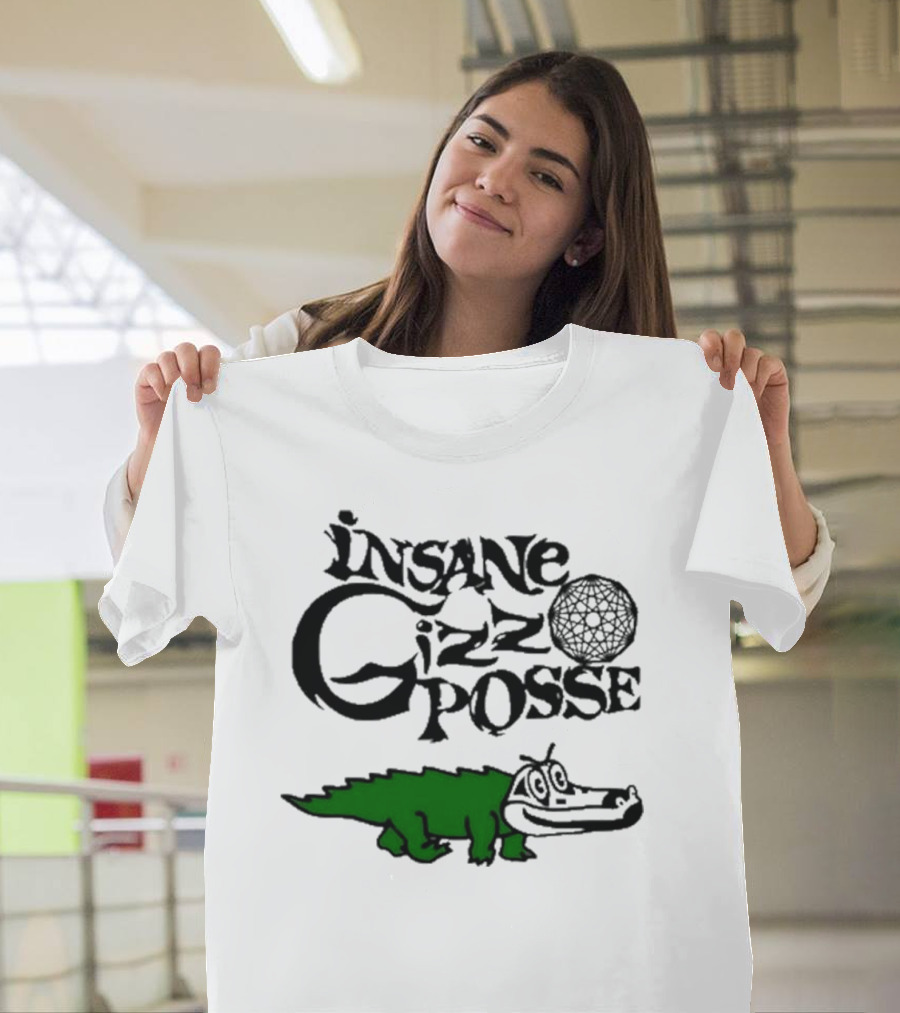 Insane Gizz Posse Crocodile Cartoon Faygo Creme Soda T-Shirt