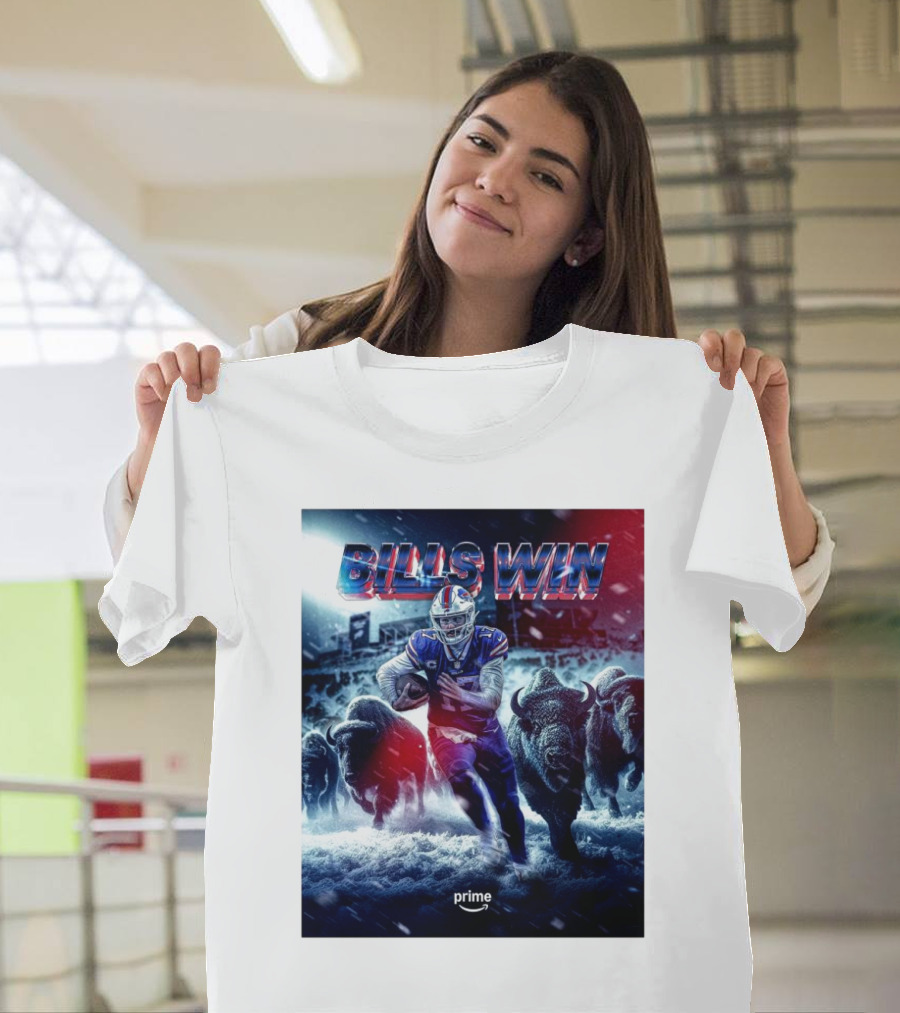 Josh Allen Buffalo Bills Win Over Denver Broncos NFL On Prime Buffalo Herd Victory T-Shirt