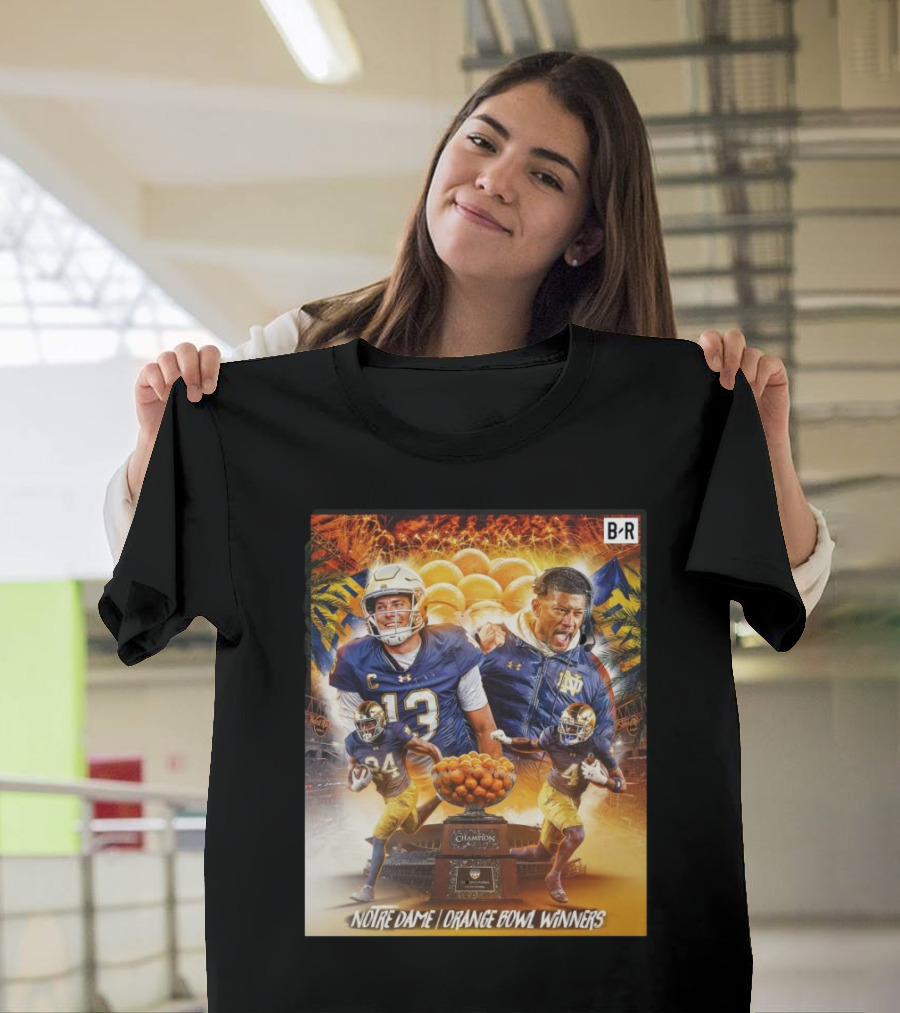 Notre Dame Orange Bowl Winners National Championship T-Shirt