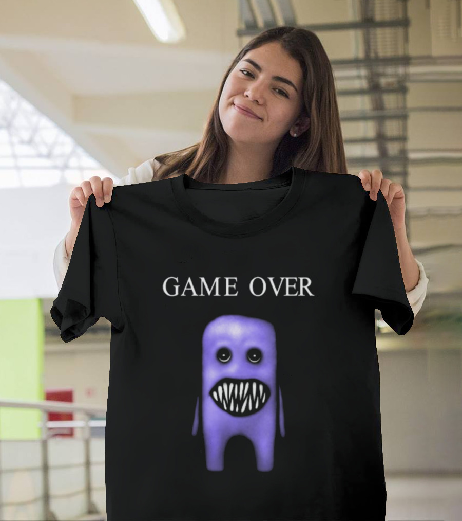 GAME OVER Fuwatti Aooni Purple Monster T-Shirt