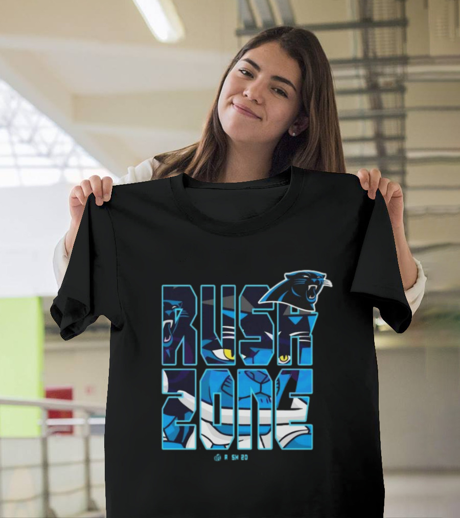 NFL Rush Zone Carolina Panthers Cartoon T-Shirt