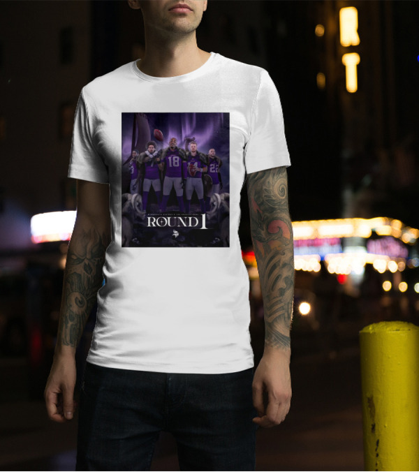 Minnesota Vikings Round One NFL Wild Card Matchup Against Los Angeles Rams T-Shirt
