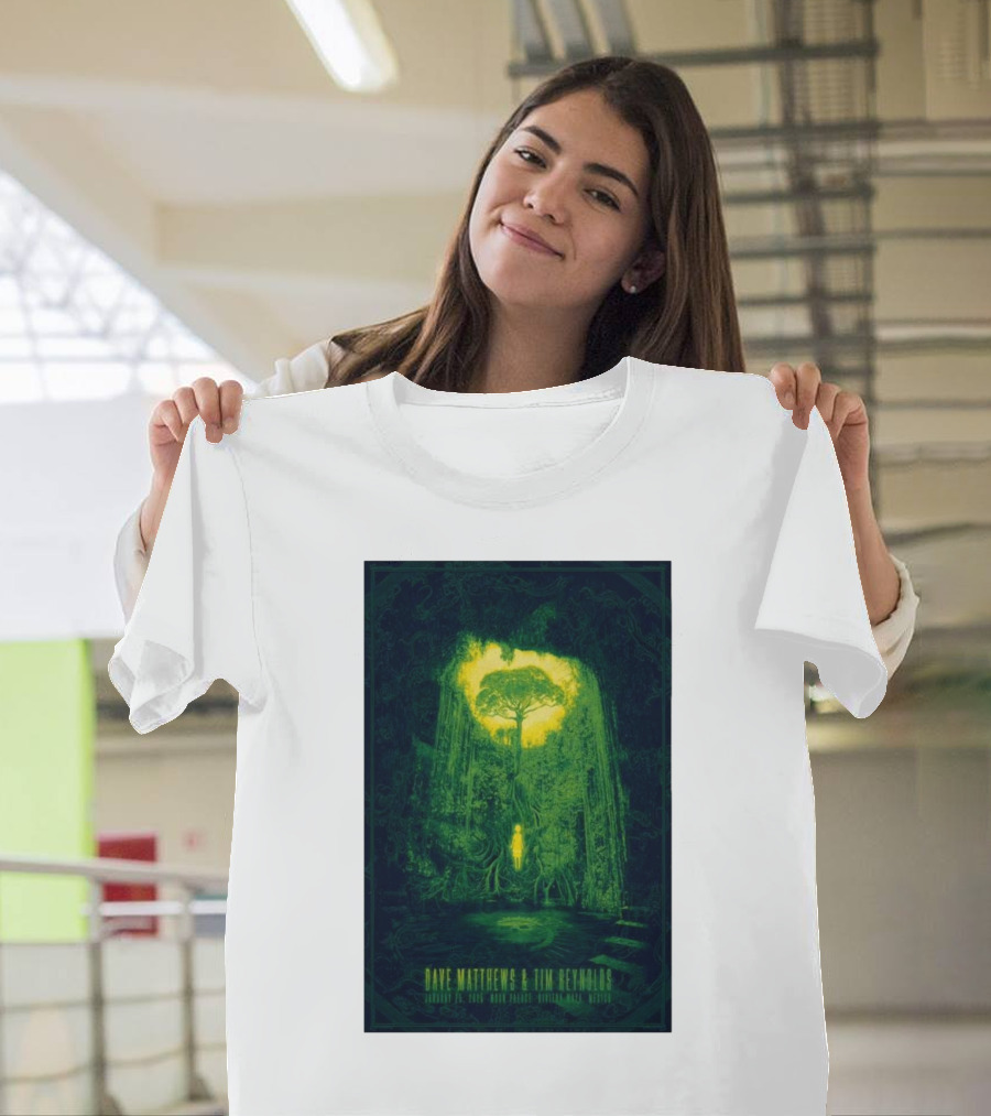 Dave Matthews Band and Tim Reynolds January 25 2025 Moon Palace Riviera Maya Mexico Forest T-Shirt