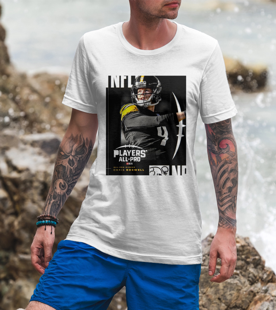 Pittsburgh Steelers NFLPA Players' All-Pro Kicker Chris Boswell T-Shirt