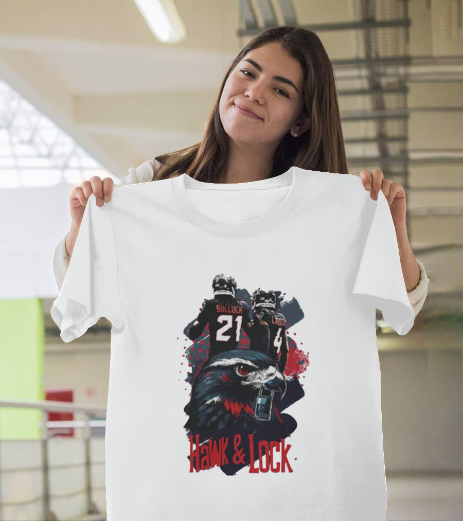 Hawk and Lock Calen Bullock Kamari Lassiter Houston Texans NFL T-Shirt