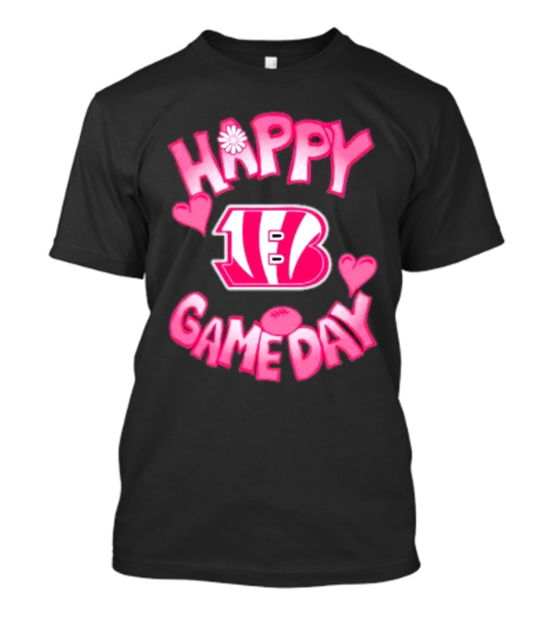 Cincinnati Bengals Happy Gameday Valentine’s Day 2025 T-Shirt