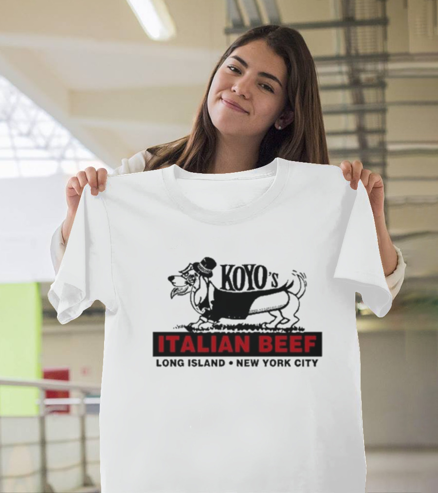 Koyo's Italian Beef Long Island New York City Dog T-Shirt
