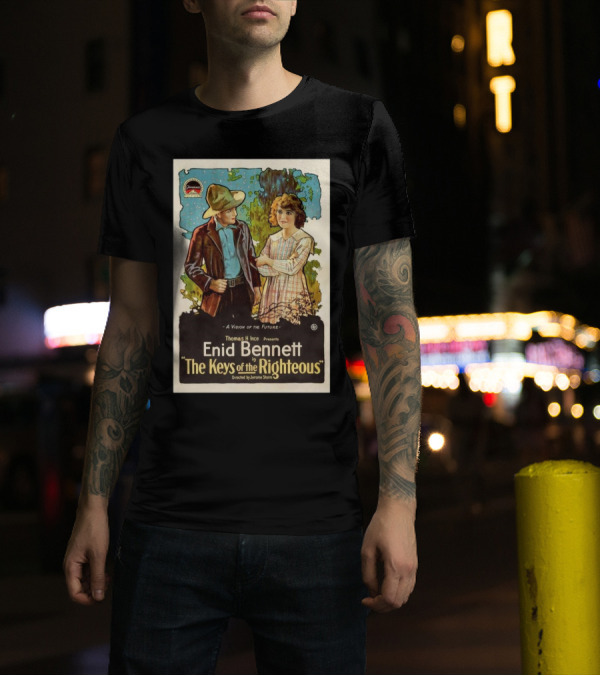 A Vision Of The Future By Thomas H Ince Featuring Enid Bennett In The Keys Of The Righteous T-Shirt