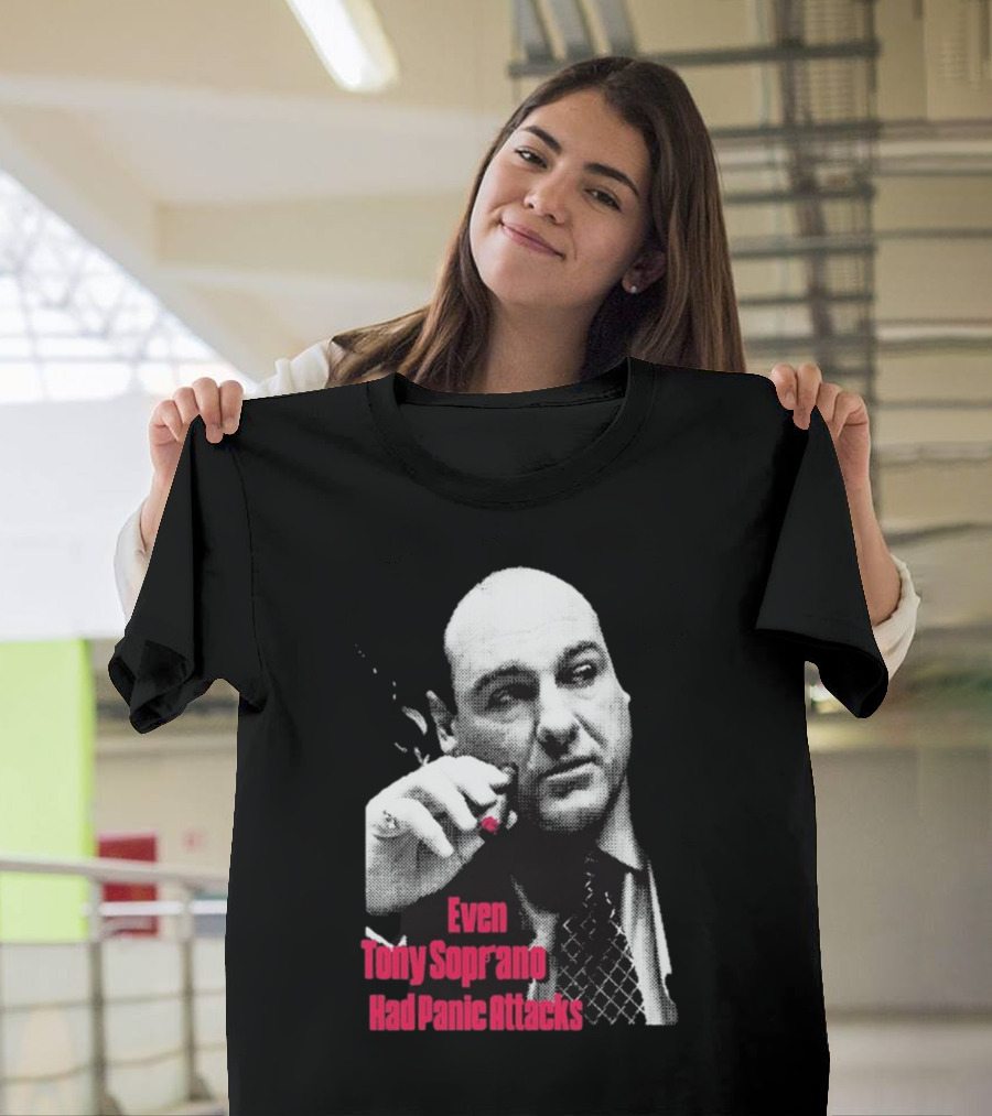 Even Tony Soprano Had Panic Attacks Iconic Image T-Shirt