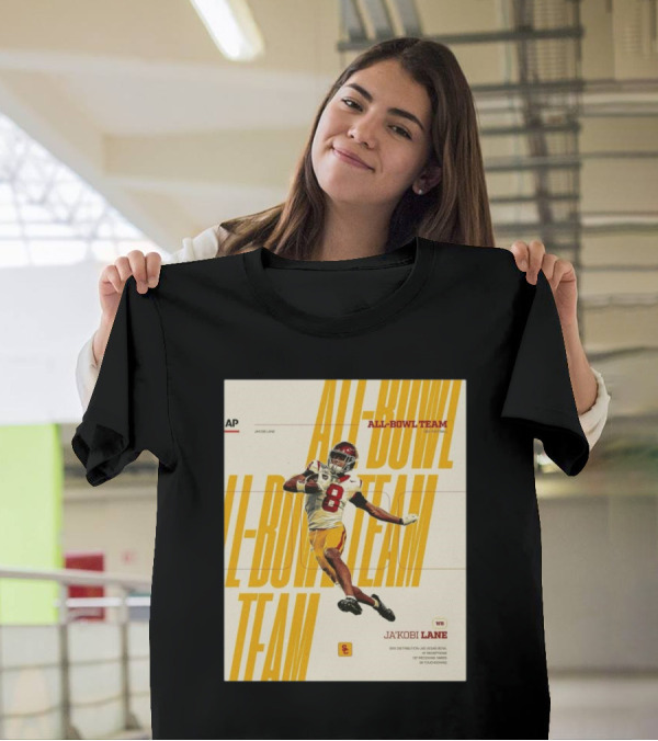Ja’Kobi Lane USC Trojans Football WR AP All-Bowl Team SRS Distribution Las Vegas Bowl Eighty-Seven Touchdowns T-Shirt