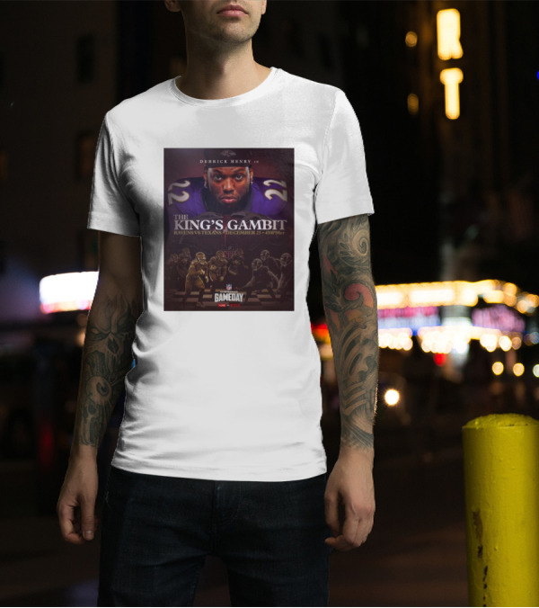 Derrick Henry In The King’s Gambit Ravens Vs Texans December 25 NFL Christmas Gameday 4:30 PM MT T-Shirt