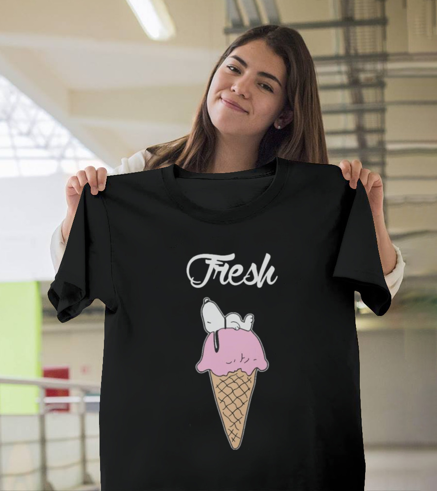 Fresh Snoopy Ice Cream Cone T-Shirt