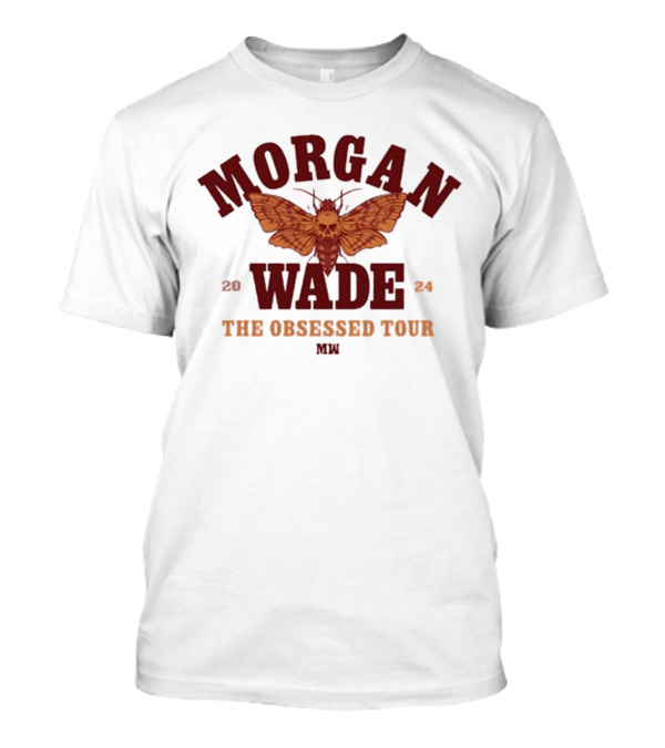 Morgan Wade 2024 The Obsessed Tour Skull Moth MW T-Shirt