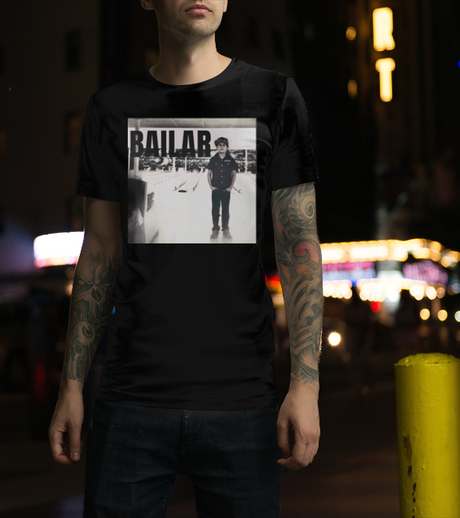 Jamesisnotverynice Bailar Bowling Alley Scene With Child In Cap T-Shirt
