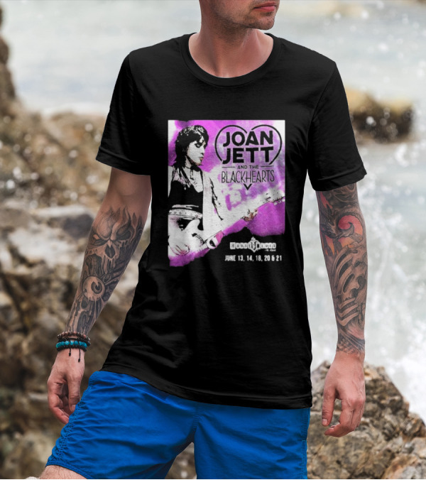 Joan Jett And The Blackhearts House Of Blues Las Vegas June 12 14 15 2025 T-Shirt