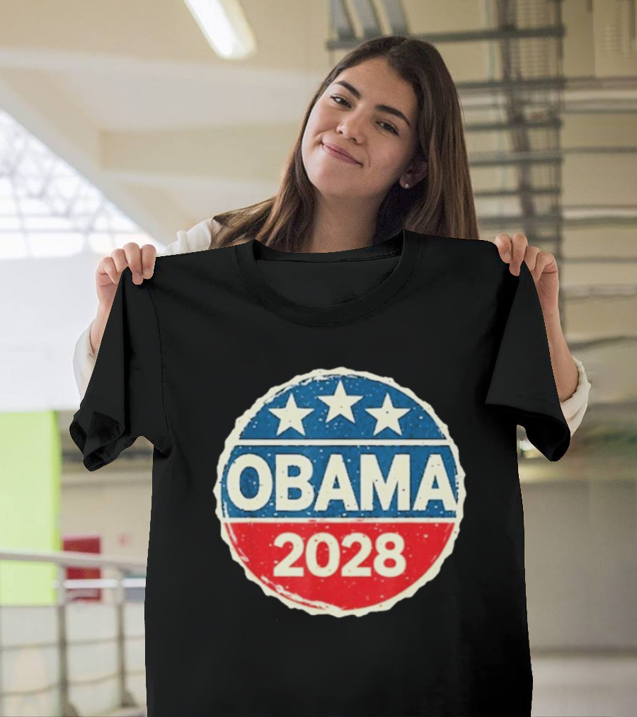 Lisa Guerrero Obama 2028 Three Star Blue Red T-Shirt