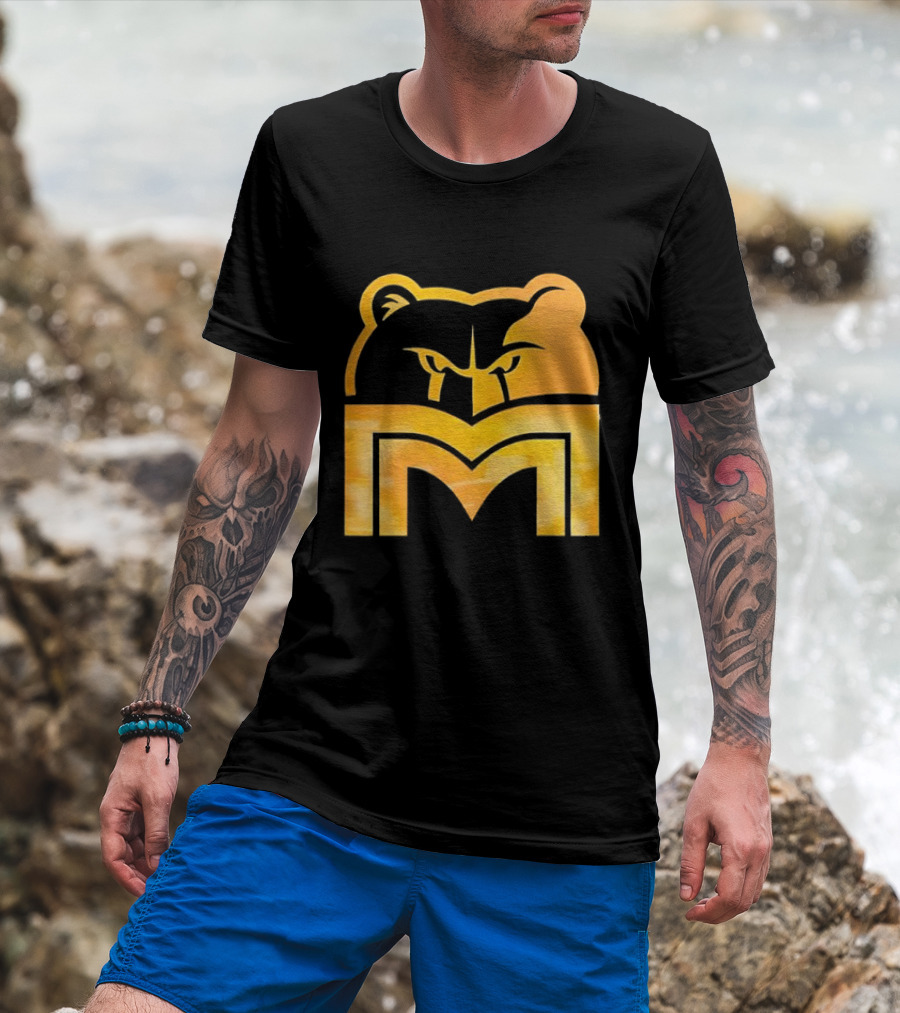 Memphis Grizzlies Playoff Pick Em 2025 Bear Head Logo T-Shirt