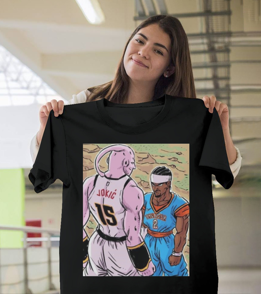 Nikola Jokic 15 Vs Shai Thunder 2 Epic Showdown 2025 T-Shirt
