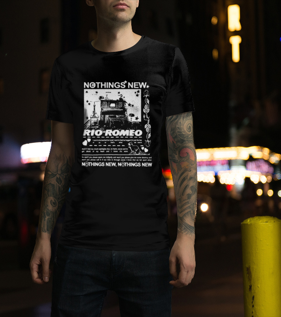 Nothing's New Nothing's New Rio Romeo House Stars Cats Balloons T-Shirt