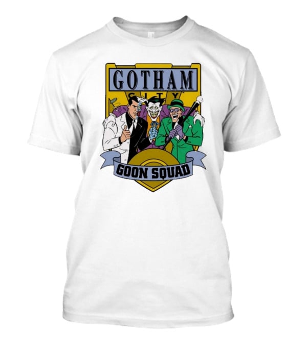 Gotham City Goon Squad Joker Riddler Trios T-Shirt
