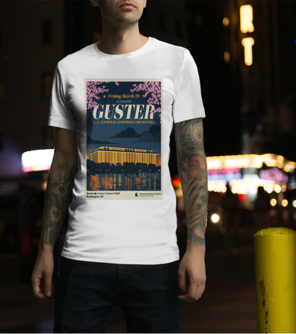 Friday March 28 An Evening With Guster National Symphony Orchestra Kennedy Center Washington DC T-Shirt