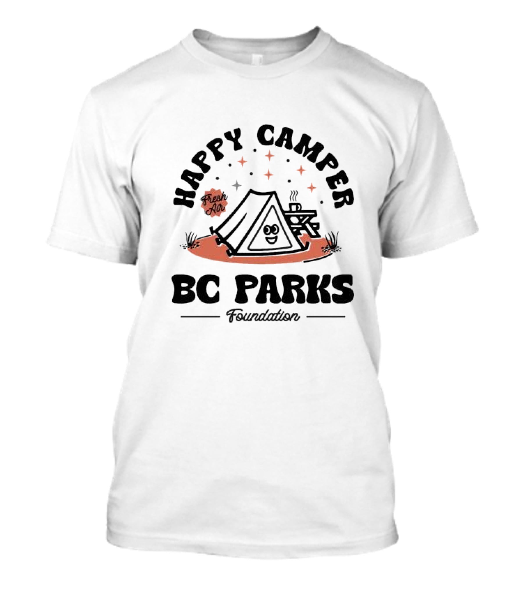 Happy Camper Fresh Air BC Parks T-Shirt