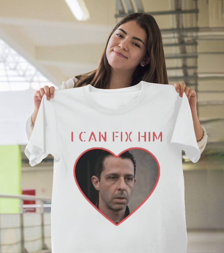 I Can Fix Him Kendall Roy Heart Outline Fan Merch T-Shirt