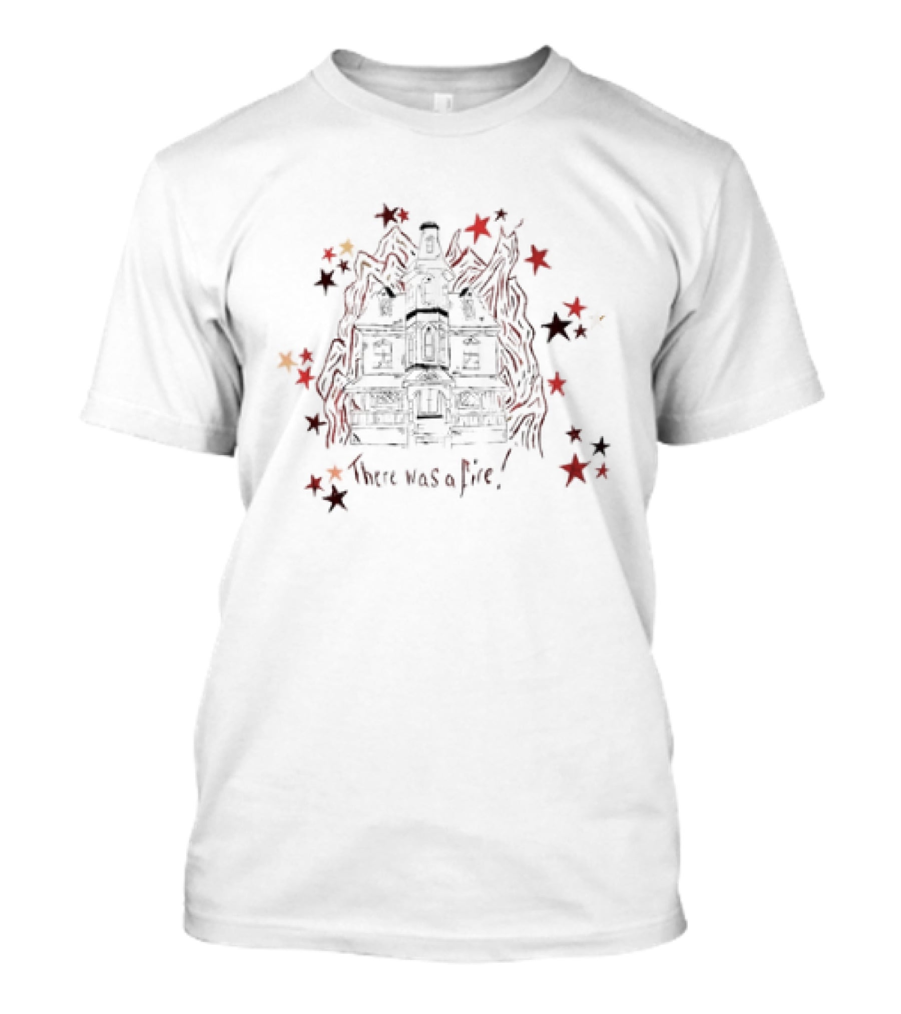 House There Was A Fire Floral Explosion T-Shirt