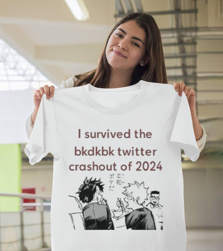 I Survived The Bkdkbk Twitter Crashout Of 2024 Silhouette Scene T-Shirt