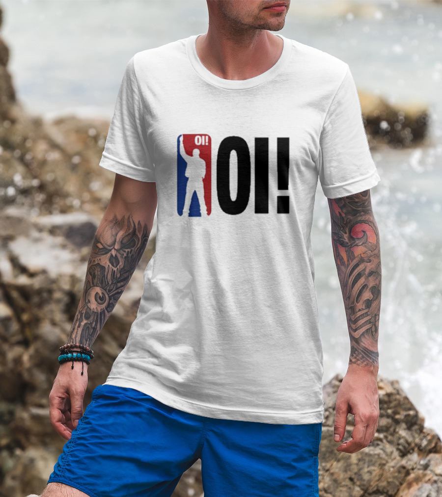 I Think We're Gonna Be Okay Red Blue Silhouette T-Shirt