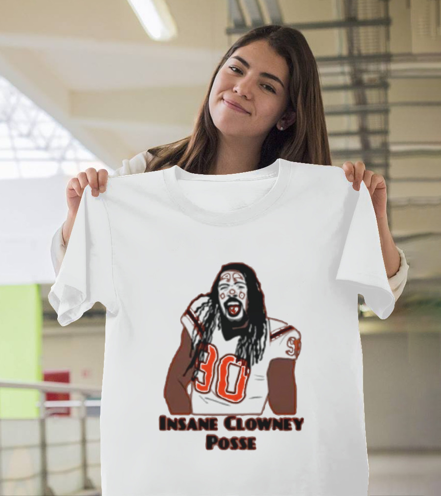 Insane Clowney Posse Player Number 90 Football Themed T-Shirt