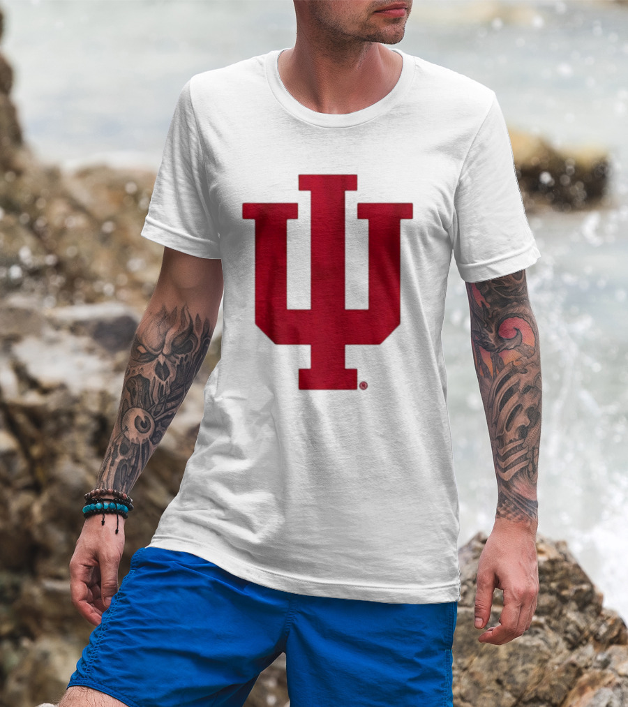 Indiana Hoosiers IU Crimson Emblem T-Shirt