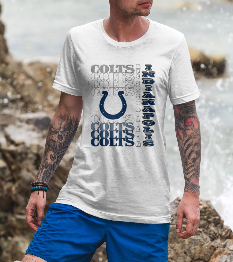 Indianapolis Colts AFC South Division Classic Colts Branding T-Shirt