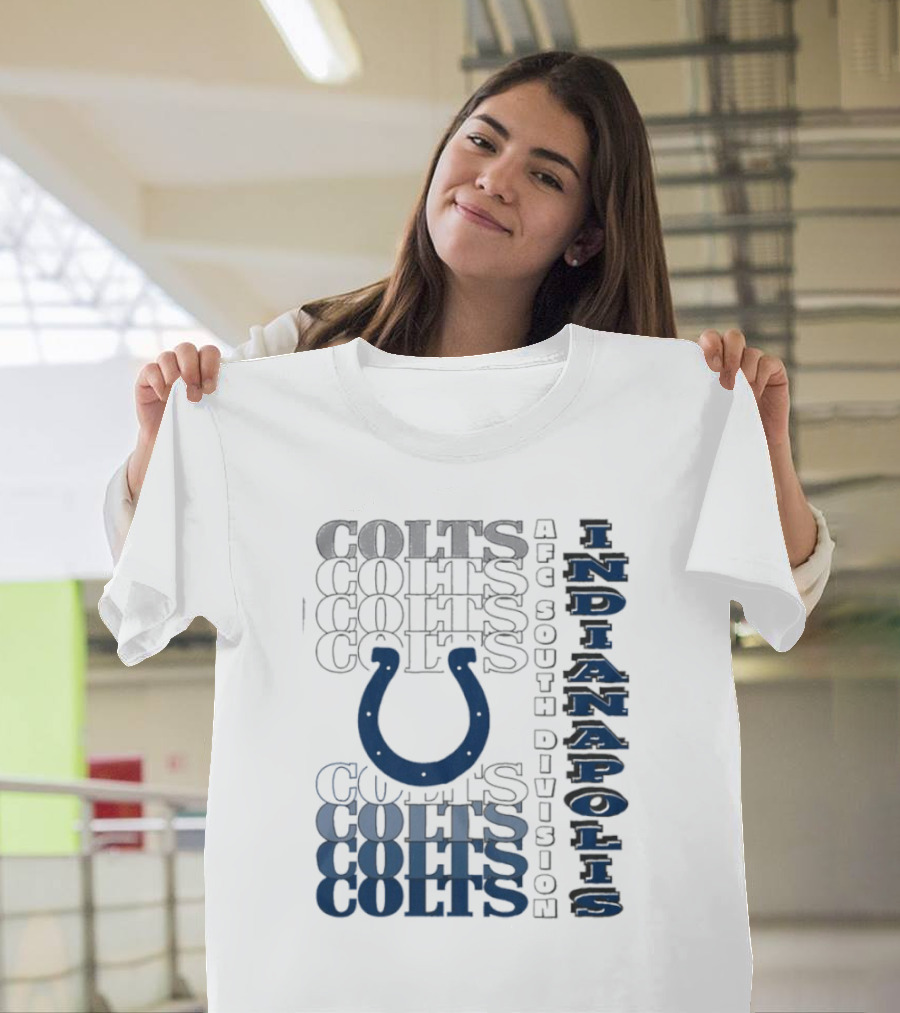 Indianapolis Colts AFC South Division Classic Colts Branding T-Shirt