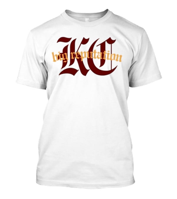 Kc Big Reputation Bold Gothic Style T-Shirt