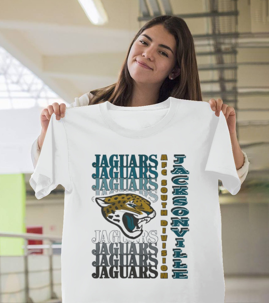 Jacksonville Jaguars AFC South Division Bold Team Spirit T-Shirt